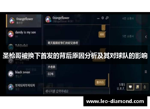 圣枪哥被换下首发的背后原因分析及其对球队的影响